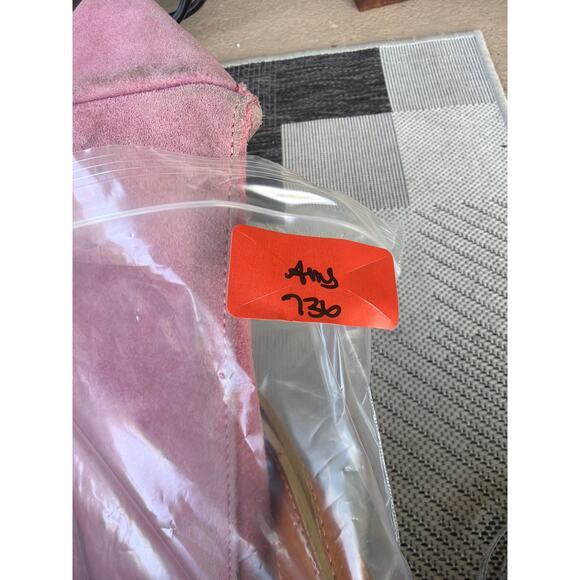 LOXWOOD Le Cabas Parisian Tote Bag Mauve Purple Tan Suede Handcrafted FRANCE - Picture 10 of 10